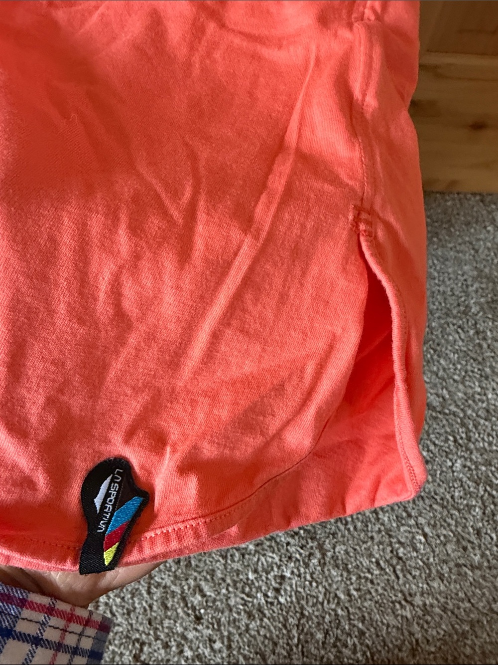 Coral Racerback Performance Tank Top - Picture 4 of 6
